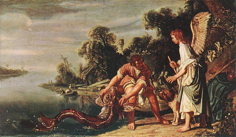 Pieter Lastman The Angel and Tobias with the Fish